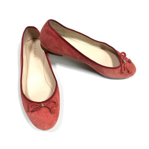 Cole Haan Womans Flats Suede Ballet Flats Size 8.5 Muted Red